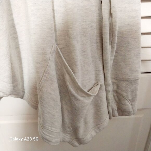 Athleta Girl Light Gray Open Front Cardigan XL/14 - Modal & Spandex Cozycore - Picture 2 of 7